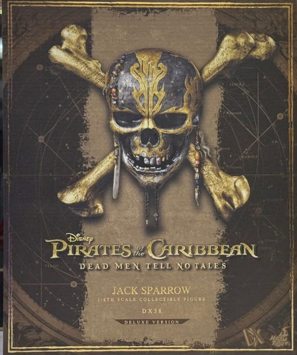 Hot Toys -DX38 <<Pirates of the Caribbean: Dead MerTell No Tales>>1:6 Jack Sparrow (Deluxe Version)Collectible Figure