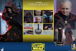 Hot Toys  STAR WARS - Darth Sidious Star Wars: The Clone Wars (Pre-Orders)