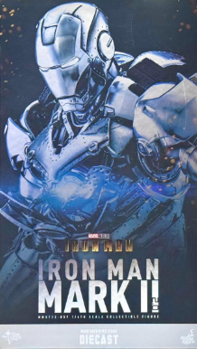 Hot Toys  Marvel - Iron Man Mark II (Silver)  - MMS733