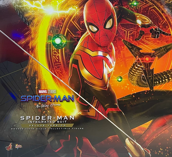 Hot Toys  Marvel - MMS624 <<Spider-Man: No Way Home>> 1:6 Spider-Man (Integrated Suit) (Deluxe Version)