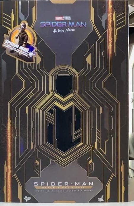 Hot Toys Avengers: Spider Man (Black & Gold Suit) - MMS604